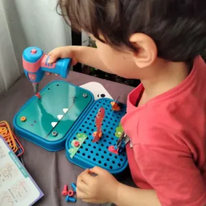 Ontvangen Creatieve Mozaïek Boor & Gereedschapsset voor Kinderen van klant N*****k.