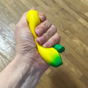 Ontvangen Anti-Stress Kneedbare Banaan Speelgoed van klant T****n.