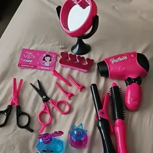 Ontvangen Beauty Salon Doe-alsof Kappersspel Set van klant J***n.