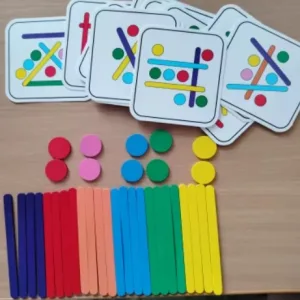 Ontvangen Houten Regenboog Stok Puzzel van klant P***y.