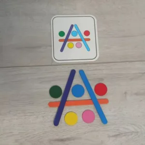 Ontvangen Houten Regenboog Stok Puzzel van klant T***e.