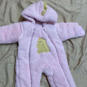Ontvangen Baby Hooded Romper Verdikte Jumpsuit van klant M**t.