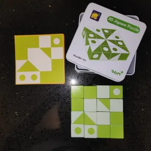 Ontvangen Verborgen Blok Patroon Match Puzzel van klant E****y.