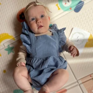 Ontvangen Baby Meisjes Mouwloze Romper van klant C****a.