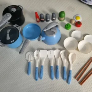 Ontvangen Kids Play Kitchen Cookware Toys Set van klant C****n.