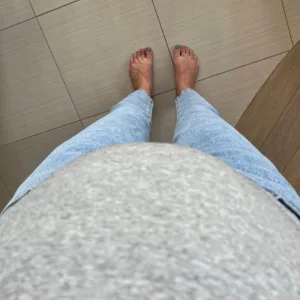 Ontvangen Over Bump Zwangerschapsjeans Zwangerschapsbroek van klant M******y.
