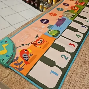 Ontvangen Vloertoetsenbord Mat met Dierengeluiden van klant T*****x.