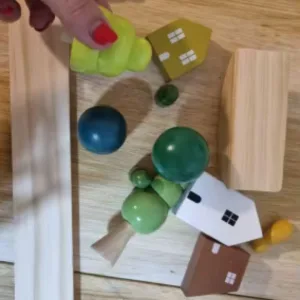 Ontvangen Montessori Stapelspeelgoed Houten Blokken van klant J***i.