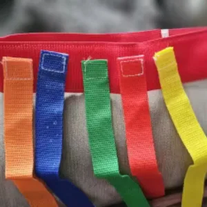 Ontvangen Kids Tail Catching Game Belt van klant S**i.