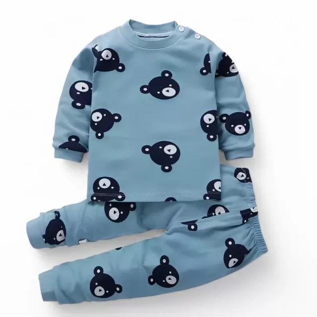 kinderkleding, kinderkleding, kledingset, nachtkleding, katoenen kleding