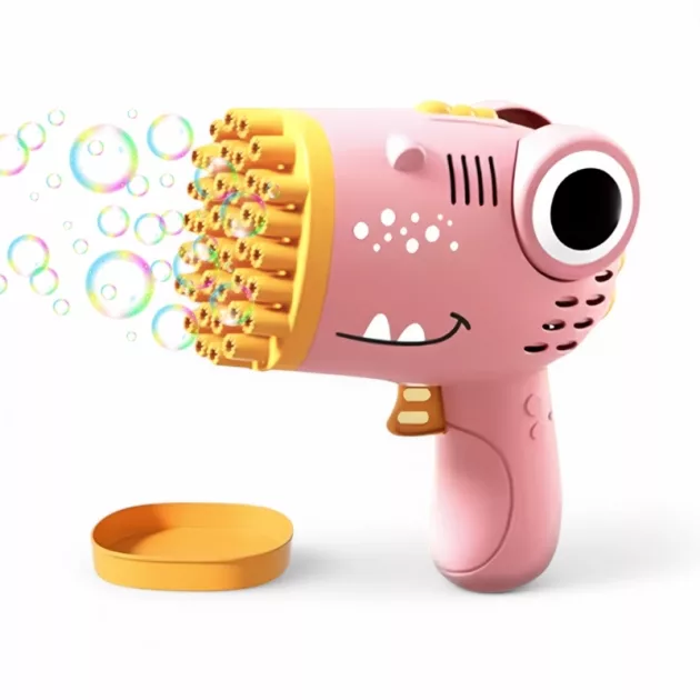 bubble machine, bubble gun, dinosaur bubble machine, handheld bubble machine, electric bubble gun