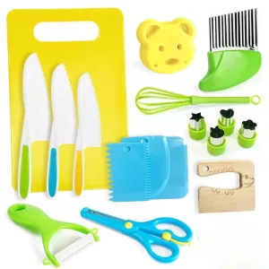 kinderkeukenset, speelkeuken, montessori keukengereedschap, montessori kookset