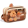 pencil case, pencil pouch, cute pencil case, capybara pencil case