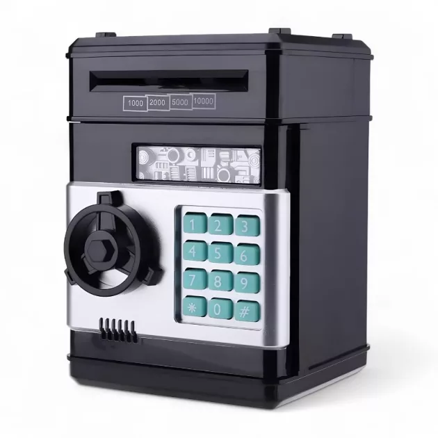 piggy bank, savings jar, lock piggy bank