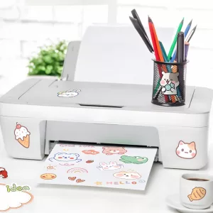 sticker paper, printable sticker paper, vinyl sticker paper, glossy sticker paper