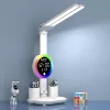multifunctional desk lamp, reading light, desk lamp with fan, cooling fan, clock display