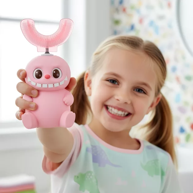 children’s electric toothbrush, u shaped kids toothbrush, electric toothbrush, dental cleaner, kids rechargeable toothbrush, kids oral care toothbrush