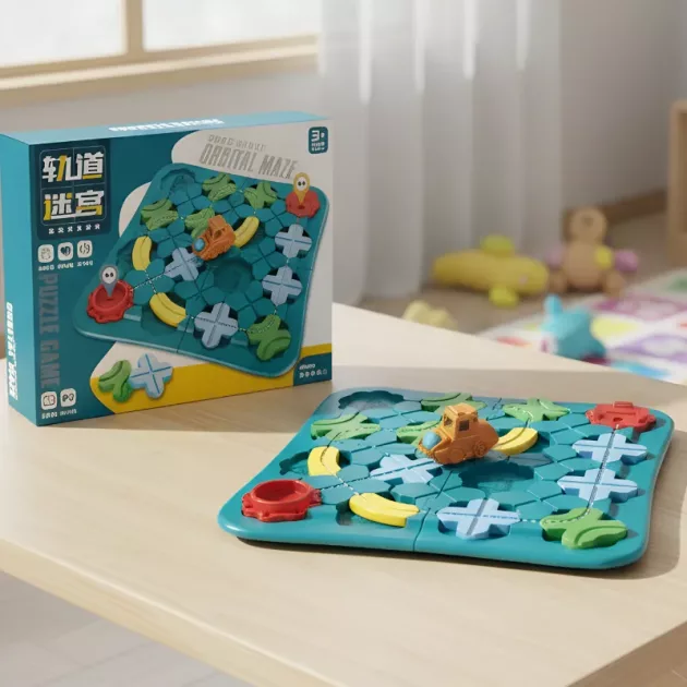 road maze board game, road muze puzzle toy