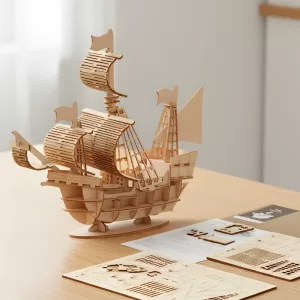 3D Voertuigpuzzel Houten Bouwblokken Constructiespeelgoed voor Kinderen