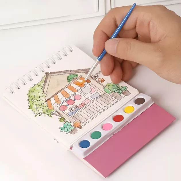 watercolor painting book