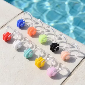 Set van 10 Kleurrijke Neusclips voor Zwemmen voor Kinderen