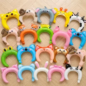20 stuks schattige dieren folie hoofdbandballon voor kinderen