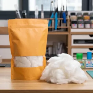 Pluche katoenen rookwolk voor knutselwerk
